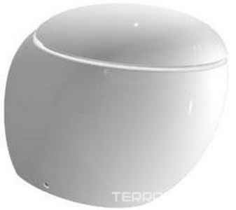 Унитаз напольный 39х58.5см, для установки со скрытым в стене бачком, БЕЗ сиденья, крепл. к полу в компл., Alessi ZZ Laufen alessi 8.2197.1.400.000.1