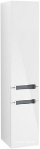 Шкаф-пенал 350хh1650х370мм, подвесной, 2-х дверный, 1 выдв.ящик, петли слева, крепёж в комп., (цв. DH Glossy White)  ZZ Villeroy & Boch Subway 2.0 A70710DH