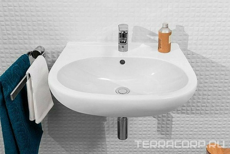 Раковина 550х450мм, с 1 отв.д/смесит., (цв. 01 белый),  ZZ Villeroy & Boch O.Novo 51605501