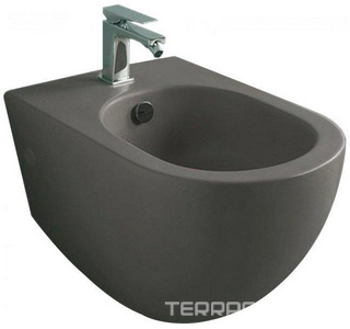 Биде подвесное 36х52см, крепёж в компл., (цв. grey olive),  ZZ ArtСeram File 2.0 FLB001 15; 00