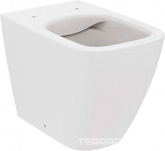 Унитаз напольный, пристенный, 355х540мм, безободковый RimLS+, крепёж в компл., без сиденья,   B ZZ Ideal Standard i.life T461601