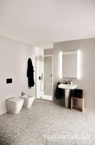 Унитаз напольный, пристенный, 355х540мм, безободковый RimLS+, крепёж в компл., без сиденья,   B ZZ Ideal Standard i.life T461601