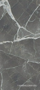 Керамогранит Florim Stones & More 2.0 Stone Calacatta Black Glossy  ZZ 80x180 Черный 