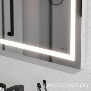 Зеркало 60 см, LED-подсветка, мех.выключатель ZZ AMPM Gem M91AMOX0601WG