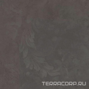 Керамогранит Kerama Marazzi Хадду  серый тёмный матовый декорированный 40,2x40,2x0,8 Серый 