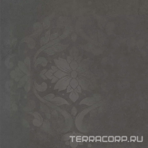 Керамогранит Kerama Marazzi Хадду  серый тёмный матовый декорированный 40,2x40,2x0,8 Серый 