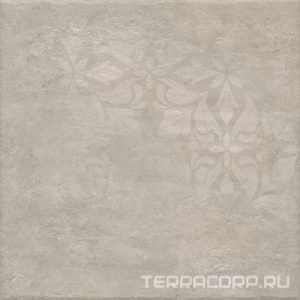 Керамогранит Kerama Marazzi Хадду  серый светлый матовый декорированный 40,2x40,2x0,8 Серый 