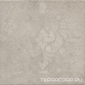 Керамогранит Kerama Marazzi Хадду  серый светлый матовый декорированный 40,2x40,2x0,8 Серый 