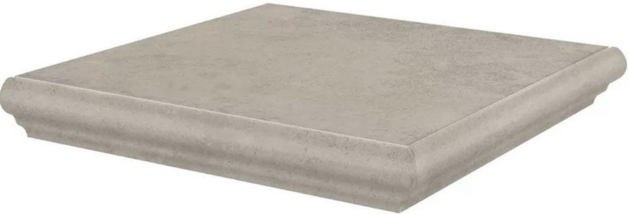 Ступени Kerama Marazzi Хадду Ступень угловая  серый светлый матовый 34x34x0,8 Серый 