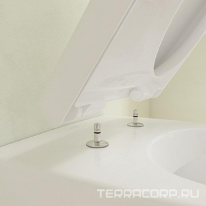 Унитаз подвесной 370х560мм, без внутр. смывн. ободка, без сиденья, скрытый крепёж "SupraFix" в компл., (цв. 01 white),  Villeroy & Boch Subway 2.0 5614R001