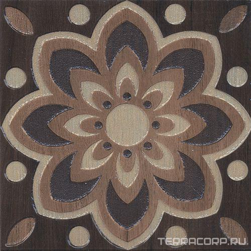 Керамогранит Kerama Marazzi Фратте Вставка беж цветок лаппатированный XX15х15 Бежевый, фото 4