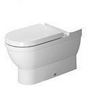 Чаша напольного унитаза, открытый выпуск, без сиденья (крепление к полу включено),  ZZ Duravit Darling New 213809 00 00