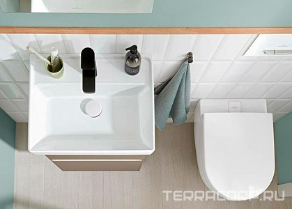 Сиденье для унитаза, с микролифтом, (цв. 01 white),  Villeroy & Boch Subway 2.0 9M68S101