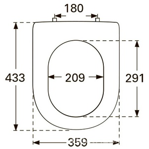 Сиденье для унитаза, с микролифтом, (цв. 01 white),  Villeroy & Boch Subway 2.0 9M68S101
