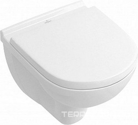 Унитаз подвесной Villeroy & Boch O Novo 5688HR01 alpin, безободковый| 49x36x35
