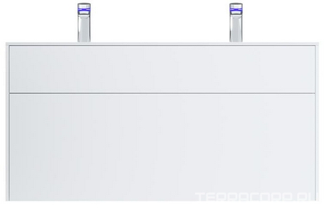 Тумба под раковину Inspire V2.0, подвесная, 120 см, 2 ящика push-to-open, цвет белый матовый, ZZ AMPM Inspire 2.0 M50AFHX1203WM