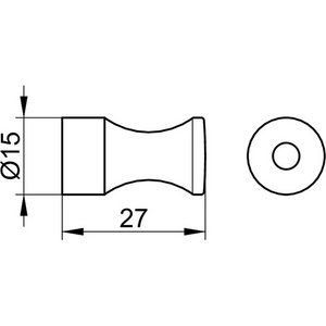 Крючок, (цв.хром),  ZZ Keuco Smart.2 14714 010000