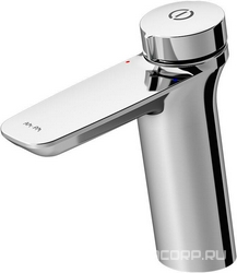 Смеситель для раковины Inspire 2.0, нажимной, с донным клапаном, крепеж в компл., хром ZZ