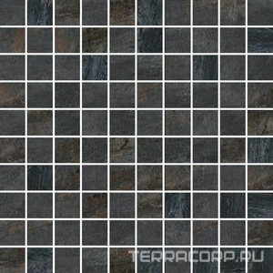 Мозаика Florim Walks/1.0 Mosaico Black (3x3) Mat 30x30  Черный 