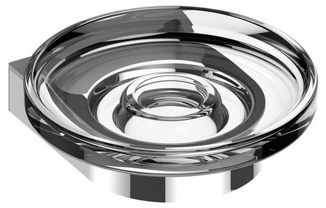 Мыльница настенная, (цв.хром / хрустальное стекло),  ZZ Keuco Smart.2 14755 019000