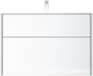 Тумба AM.PM Spirit 2.1, 100 см (M71AFXX1002WG) белый лак100 см подвесная, 2 ящика, цв.белый, БЕЗ раковины M70AWCC1002WG, ZZ AMPM Spirit 2.0 M71AFXX1002WG