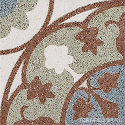 Керамогранит Pamesa CR Deco DC. Fontana Rojo 22.3x22.3 XX Комбинированный, фото 3