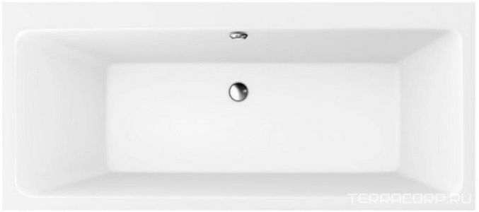 Ванна 1800х800хh480мм, без удлинённого слива-перелива и ножек арт.U88820000, (акрил цв. 01 white),  ZZ Villeroy & Boch Subway 2.0 UBA180SUB2V-01