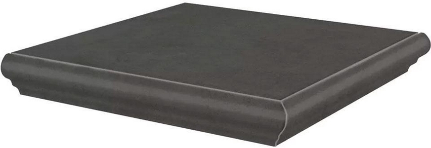 Ступени Kerama Marazzi Хадду Ступень угловая  серый тёмный матовый 34x34x0,8 Серый 