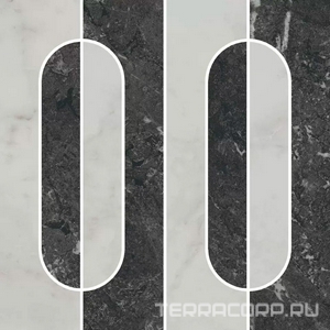 Керамогранит Kerama Marazzi Тубкаль Декор  наборный матовый обрезной 30x30x0,9  