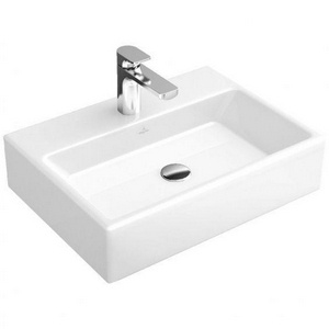 Раковина 500х420мм, 1 отв. д/смес., с переливом, (цв. R1 White ceramicplus),  ZZ Villeroy & Boch Memento 513350R1