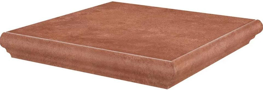 Ступени Kerama Marazzi Хадду Ступень угловая  красный матовый 34x34x0,8 Красный 