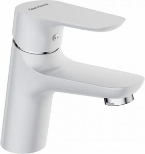 Смеситель для раковины , излив 80мм, цв белый ZZ Damixa Origin Bit 770210200