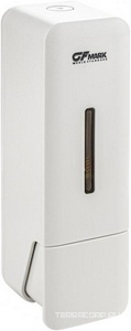 Дозатор жидкого мыла, пластиковый, с глазком - 250 мл, цв.белый ZZ GFmark GFmark 9163