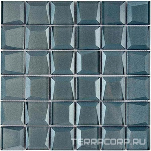 Мозаика Мастера Керамики Glass 739 из стекла (чип 48x48) 30х30 n/a 
