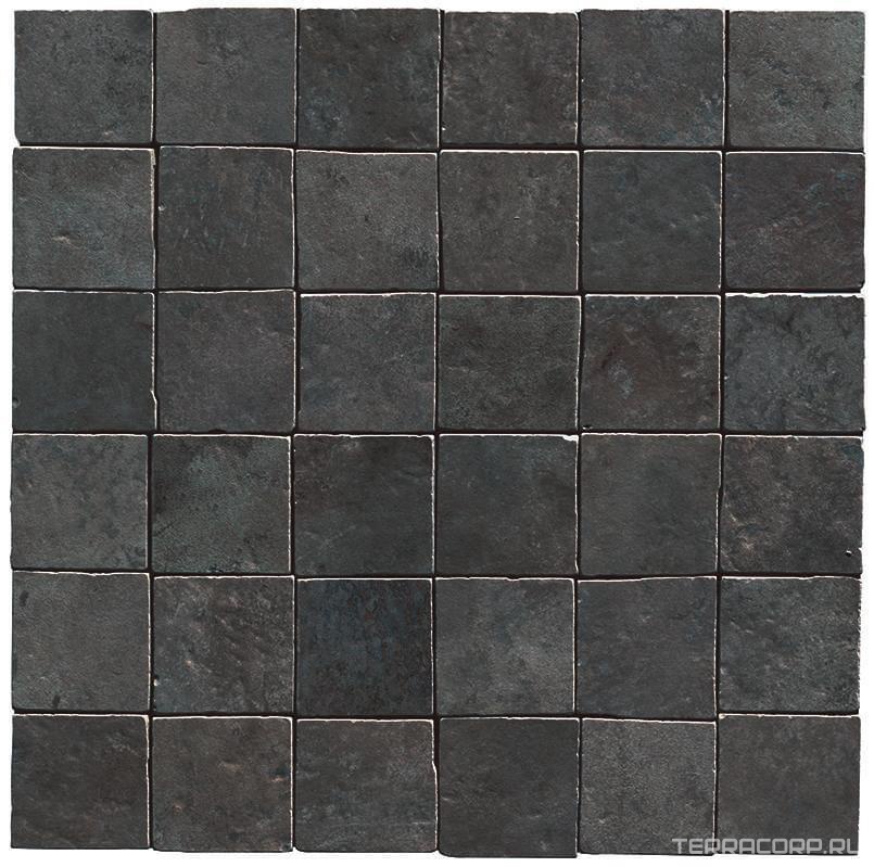 Мозаика Atlas Concorde Italy Aix Fumee Mosaico Tumbled 30x30 Черный, фото 3