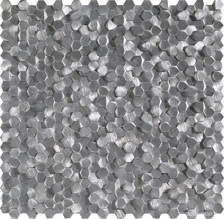 Мозаика Спектр-М Микс Мозаика из металла на сетке А10-175 29.8x30.8 Комбинированный, фото 3