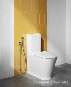 Бачок для унитаза  Modern, белый глянцевый Kerama Marazzi Plaza PLMR.cis.01