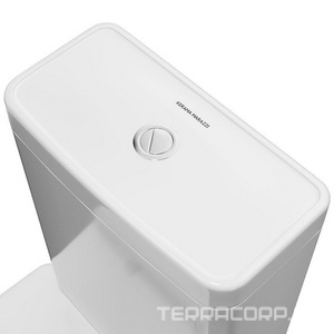 Бачок для унитаза  Modern, белый глянцевый Kerama Marazzi Plaza PLMR.cis.01