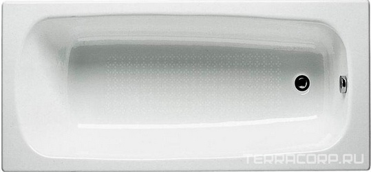 Ванна Континенталь 140х70 чугун, БЕЗ ножек, слива-перелива ZZ