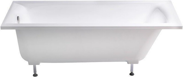 Ванна 1800x800xh455мм, без панели, слива-перелива, ножки в компл., литой мрамор цв.белый глянец., Нью-форм ZZ Астра-Форм нейт Ванна Нью-форм 1800х800