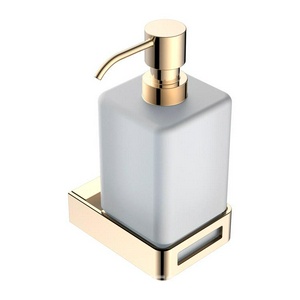 Диспенсер подвесной для жидкого мыла Boheme Q.10957-G, золото, ZZ Boheme q 10957-G