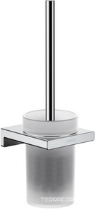 Ерш настенный, (цв.хром/стекло матовое),  Hansgrohe AddStoris 41752000