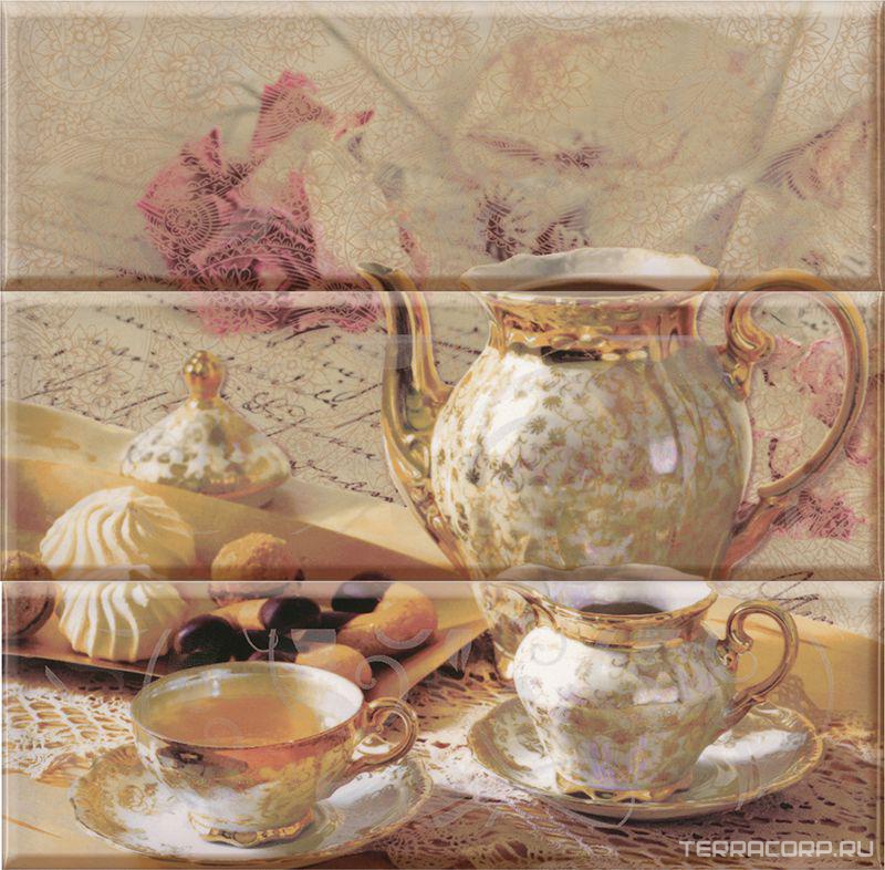 Керамическая плитка Absolut Keramika Monocolor 10x30 Composicion Tea Time 30x30 Комбинированный, фото 3