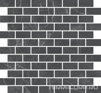 Керамическая плитка Kerama Marazzi Буонарроти Декор  серый темный мозаичный 32x30 Серый 