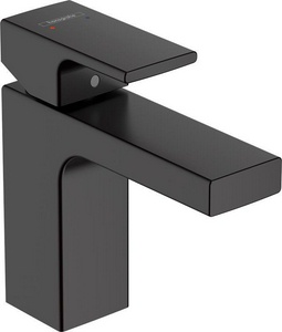 Смеситель для раковины, 100, с д/к, (цв.матовый черный),  ZZ Hansgrohe Vernis Shape 71561670