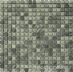 Мозаика Спектр-М Натуральный камень Мозаика из камня на сетке М20-307-15Т 30.5x30.5 Комбинированный 