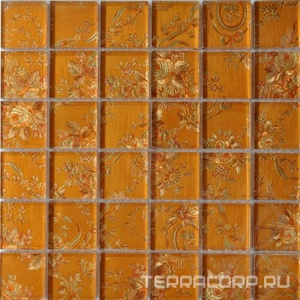 Мозаика Мастера Керамики Glass Мозаика ST065  (чип 48x48) 30х30 Бежевый 