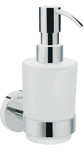 Дозатор настенный, (цв.хром/стекло матовое),  Hansgrohe Logis Universal 41714000