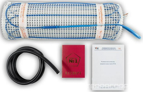  Комплект двухжильного нагревательного мата "Теплый пол №1" -720-4,5 м2