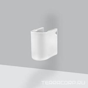 Полупьедестал , цвет белый ZZ AMPM Like C804970WH